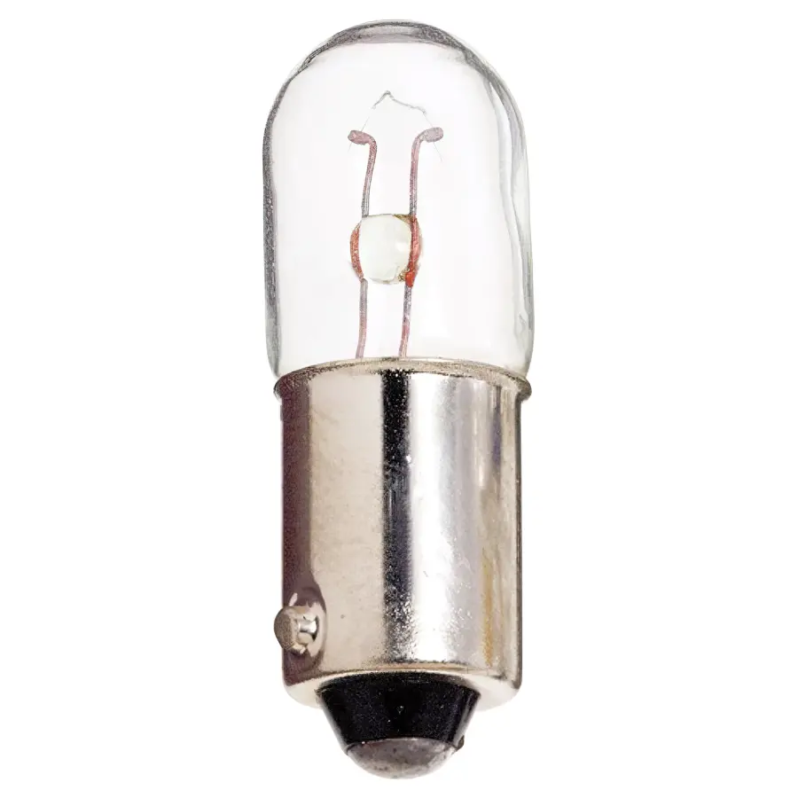 2.8 Watt miniature - T3 1/4 - 1000 Average rated hours - Miniature Bayonet base - 28 Volt