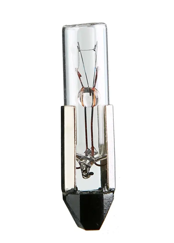 0.84 Watt - Miniature - T2 - Clear - 15000 Average rated hours - Telephone slide base - 6 Volt
