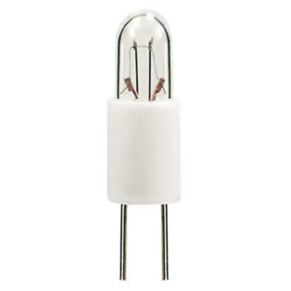 1.12 Watt miniature - T1 3/4 - 7000 Average rated hours - G3.17 base - 28 Volt