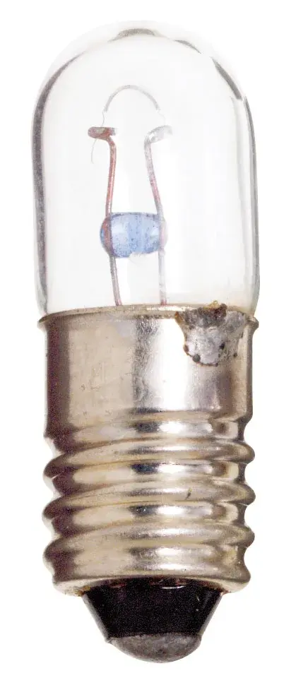 2.8 Watt miniature - T3 1/4 - 3000 Average rated hours - Miniature Screw base - 14 Volt