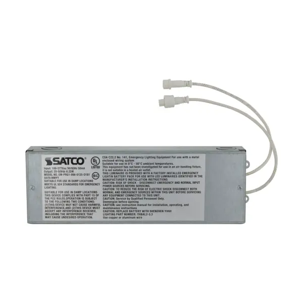 6 Watt - 90 Minute - 100-277 Volt - LED Emergency Backup Driver - For use with 4/6/8 or 10 Inch CDL - Image 1
