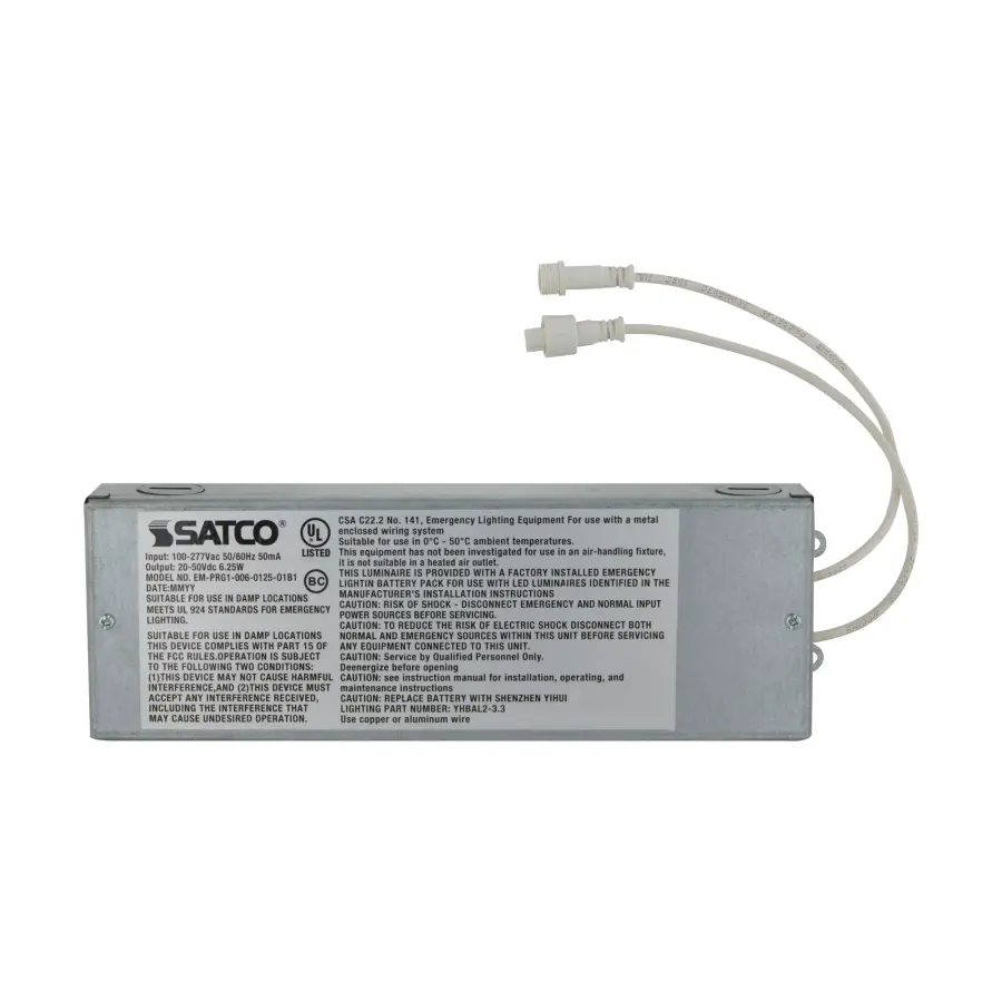 6 Watt - 90 Minute - 100-277 Volt - LED Emergency Backup Driver - For use with 4/6/8 or 10 Inch CDL - Image 1
