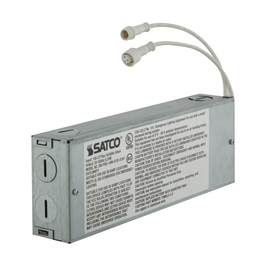 6 Watt - 90 Minute - 100-277 Volt - LED Emergency Backup Driver - For use with 4/6/8 or 10 Inch CDL - Image 4