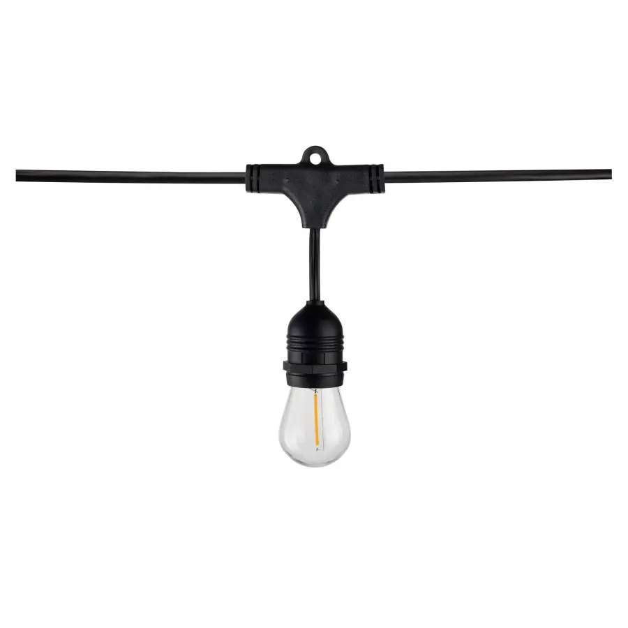 24Ft - LED String Light - Includes 12-S14 bulbs - 2200K - 120 Volts - Image 2