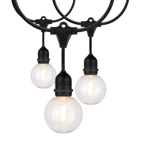 24Ft - LED String Light - Includes 12-G25 bulbs - 2200K - 120 Volts - Image 1