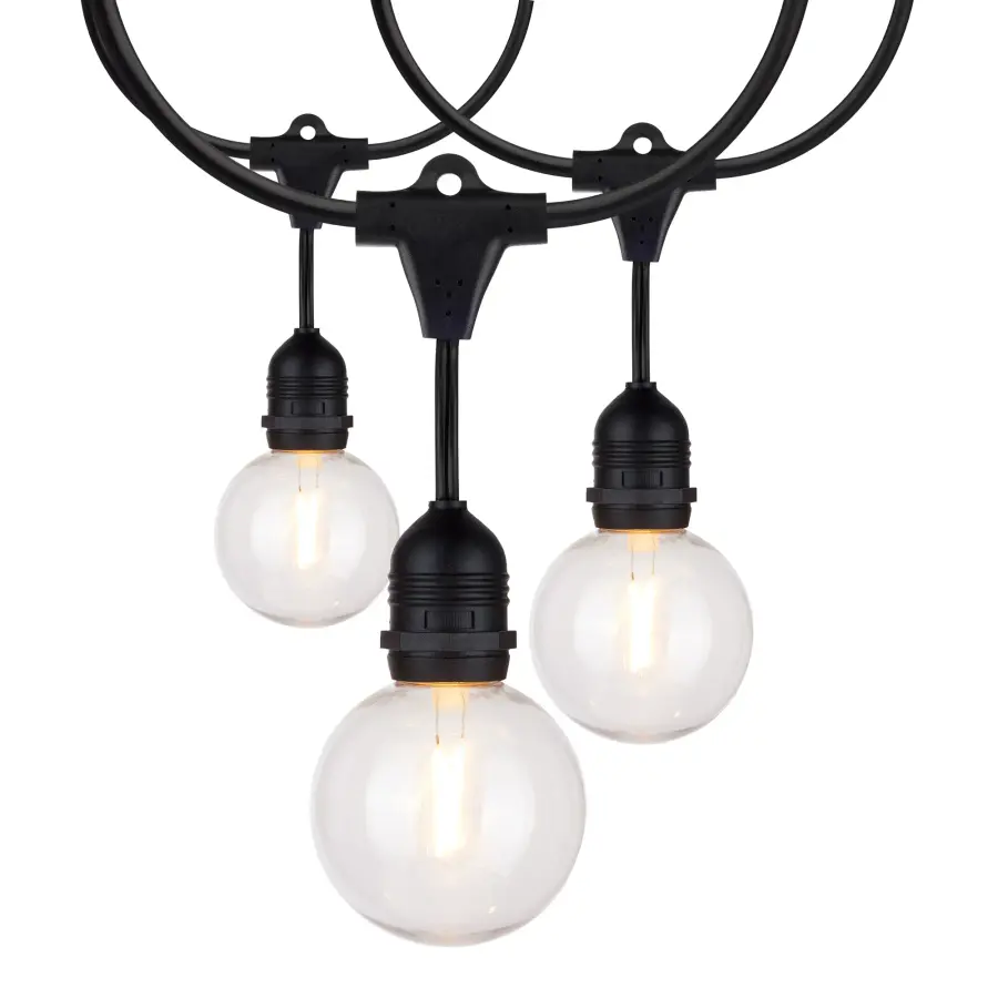 24Ft - LED String Light - Includes 12-G25 bulbs - 2200K - 120 Volts - Image 1