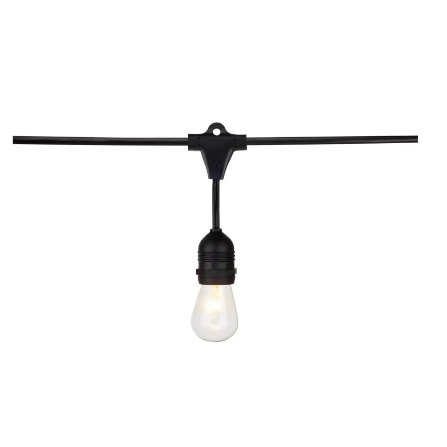24Ft - Incandescent String Light - Includes 12-S14 bulbs - 120 Volts - Image 3