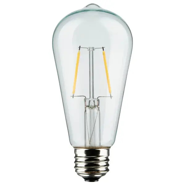 24Ft - LED String Light - 12 Vintage ST19 bulbs Included - 120 Volts - Image 4