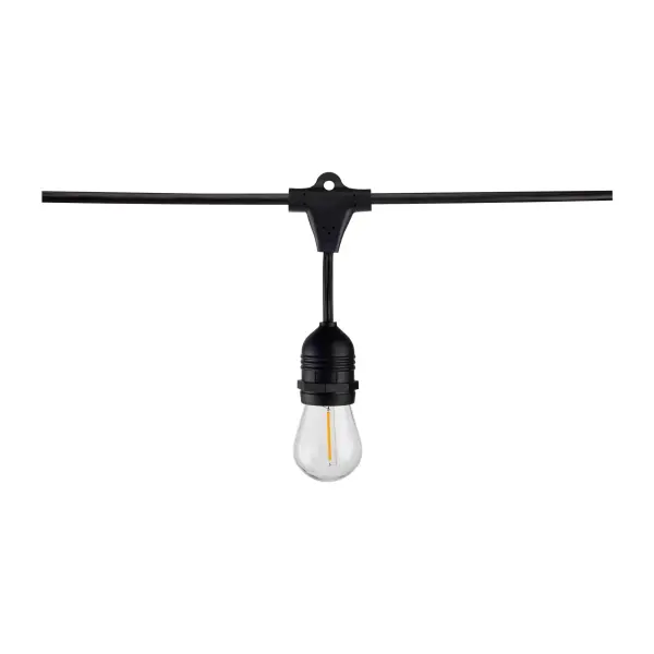2 Pack - 24Ft - LED String Light - Includes 12-S14 bulbs - 2200K - 120 Volts - Image 2