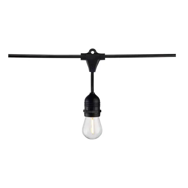 2 Pack - 24Ft - LED String Light - Includes 12-S14 bulbs - 2200K - 120 Volts - Image 3
