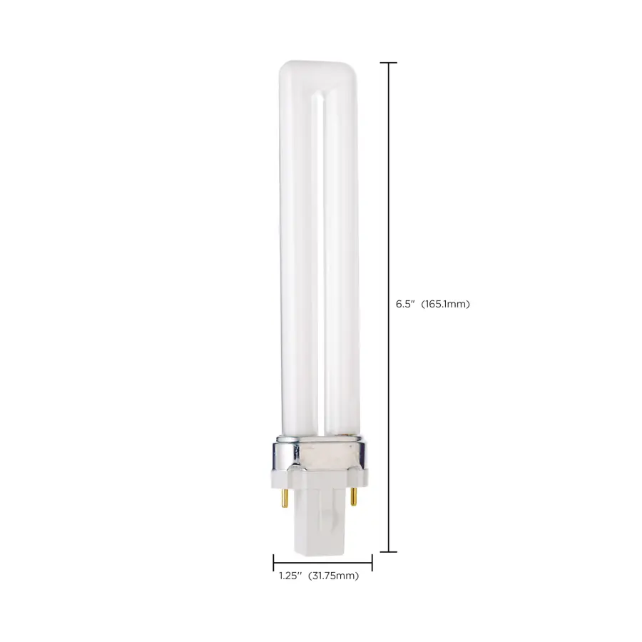 9 Watt - pin-based Compact Fluorescent - 4100K - 82 CRI - G23 base - Image 8