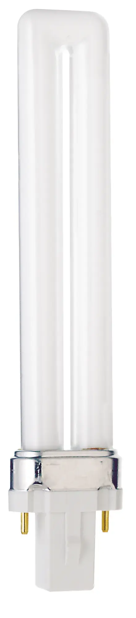9 Watt - pin-based Compact Fluorescent - 5000K - 82 CRI - G23 base