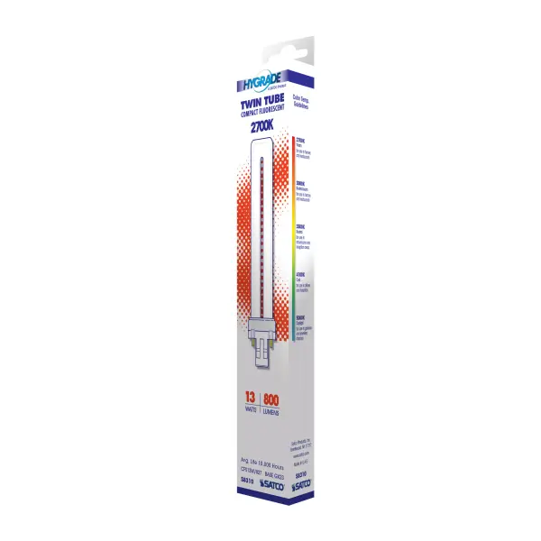 13 Watt - pin-based Compact Fluorescent - 2700K - 82 CRI - GX23 base - Image 6