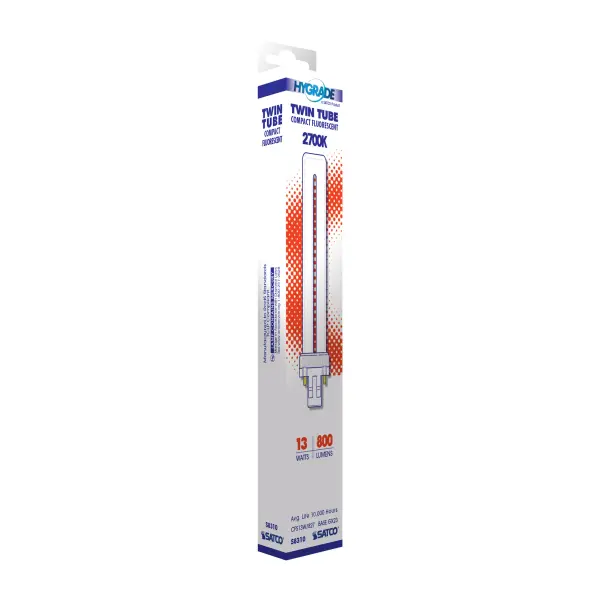 13 Watt - pin-based Compact Fluorescent - 2700K - 82 CRI - GX23 base - Image 7
