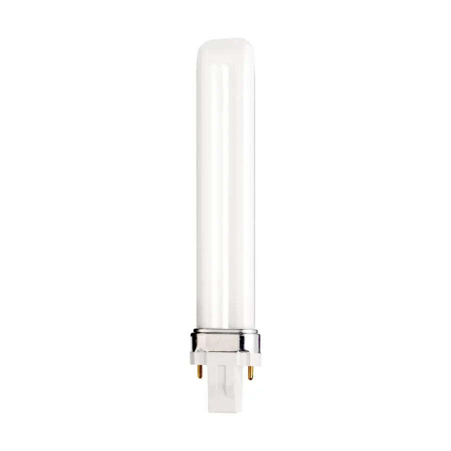 13 Watt - pin-based Compact Fluorescent - 3500K - 82 CRI - GX23 base - Image 1