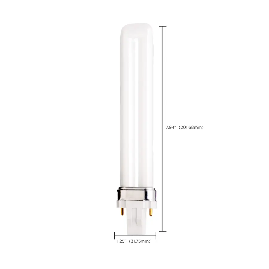 13 Watt - pin-based Compact Fluorescent - 3500K - 82 CRI - GX23 base - Image 6