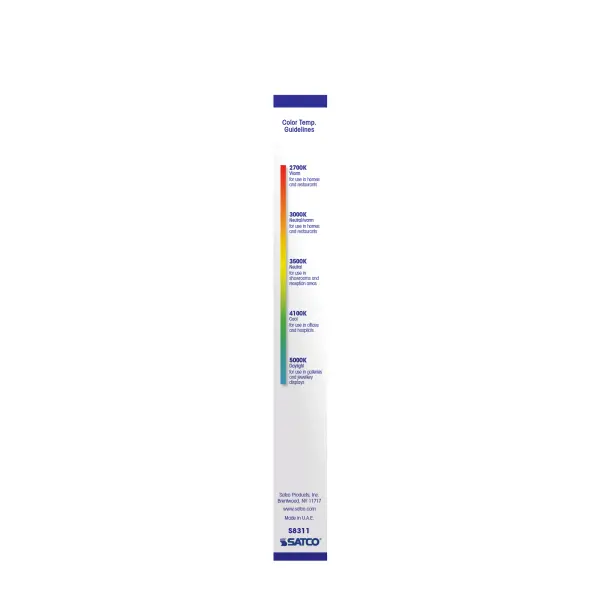 13 Watt - pin-based Compact Fluorescent - 3500K - 82 CRI - GX23 base - Image 7