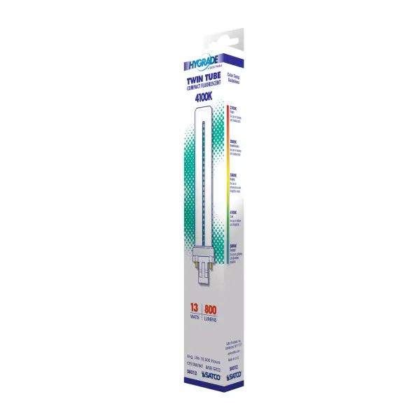13 Watt - pin-based Compact Fluorescent - 4100K - 82 CRI - GX23 base - Image 6