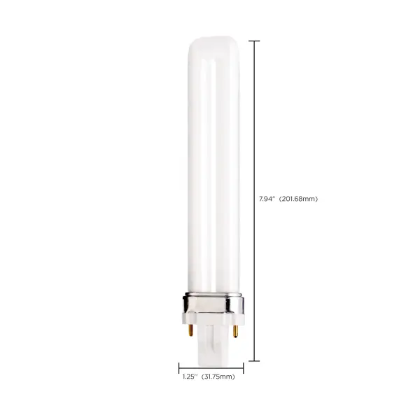 13 Watt - pin-based Compact Fluorescent - 4100K - 82 CRI - GX23 base - Image 8