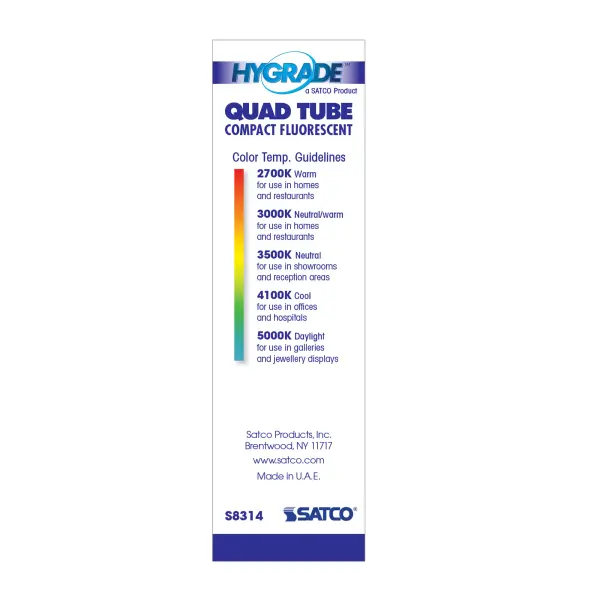 9 Watt - pin-based Double Twin Compact Fluorescent - 2700K - 82 CRI - G23-2 base - Image 4
