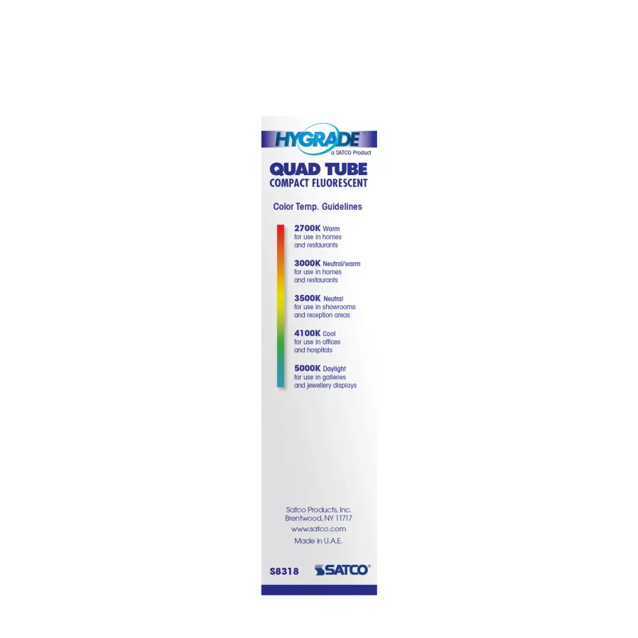 13 Watt - pin-based Compact Fluorescent - 3000K - 82 CRI - GX23-2 base - Image 4
