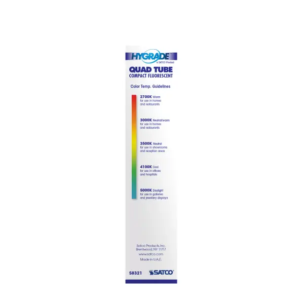 18 Watt - pin-based Compact Fluorescent - 2700K - 82 CRI - G24d-2 base - Image 4