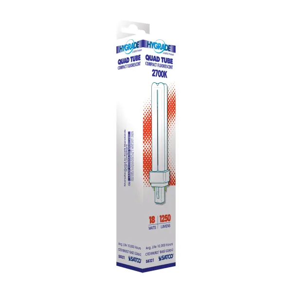 18 Watt - pin-based Compact Fluorescent - 2700K - 82 CRI - G24d-2 base - Image 7