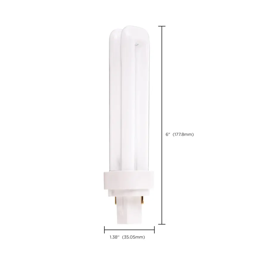 18 Watt - pin-based Compact Fluorescent - 2700K - 82 CRI - G24d-2 base - Image 8