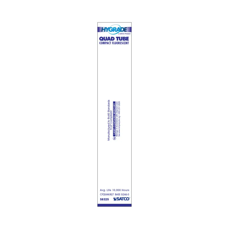 26 Watt - pin-based Compact Fluorescent - 2700K - 82 CRI - G24d-3 base - Image 4