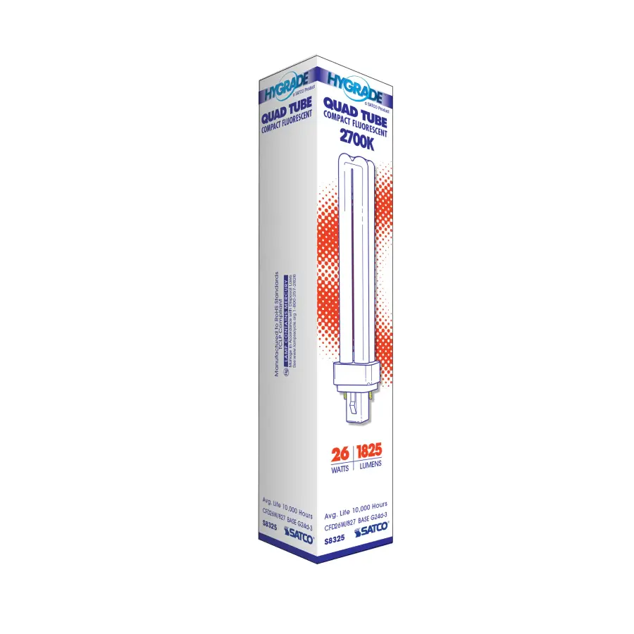 26 Watt - pin-based Compact Fluorescent - 2700K - 82 CRI - G24d-3 base - Image 6