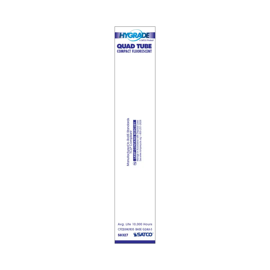 26 Watt - pin-based Compact Fluorescent - 3500K - 82 CRI - G24d-3 base - Image 4