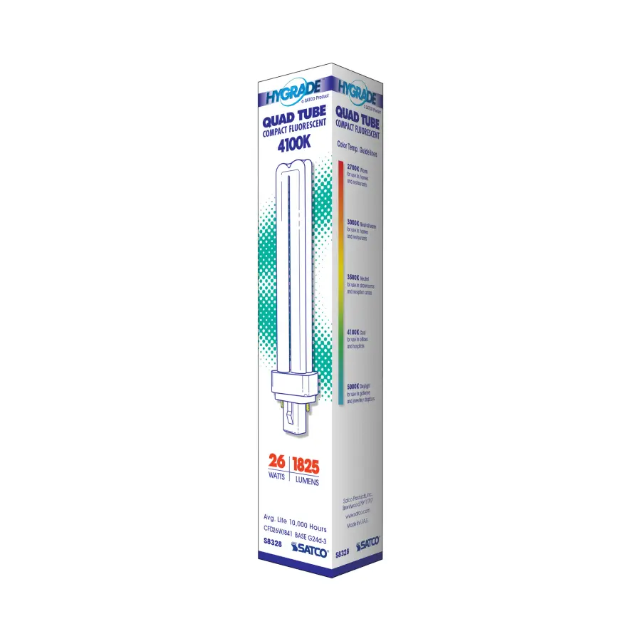 26 Watt - pin-based Compact Fluorescent - 4100K - 82 CRI - G24d-3 base - Image 6