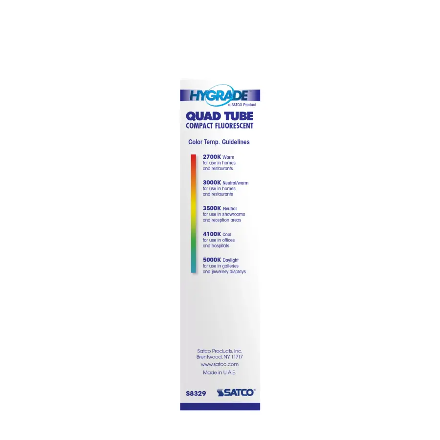 13 Watt - pin-based Compact Fluorescent - 2700K - 82 CRI - G24Q-1 (4-Pin) base - Image 4