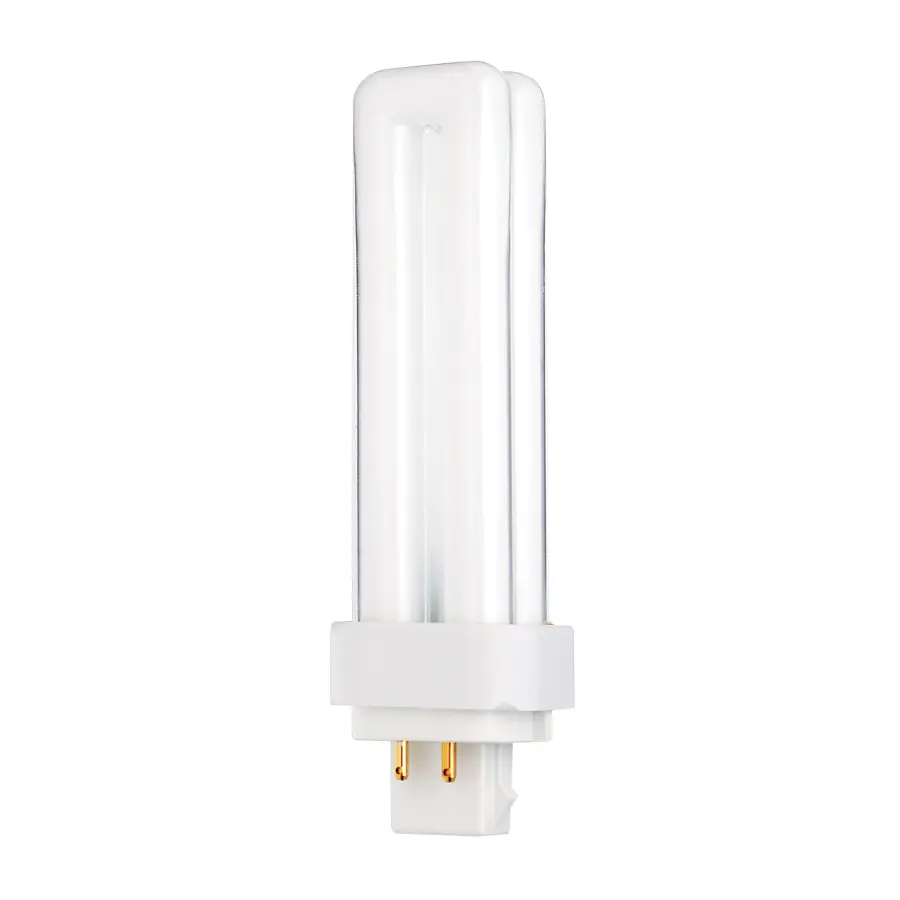 13 Watt - pin-based Compact Fluorescent - 3000K - 82 CRI - G24Q-1 (4-Pin) base - Image 1