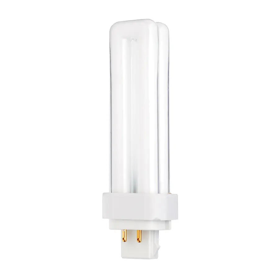 13 Watt - pin-based Compact Fluorescent - 3500K - 82 CRI - G24Q-1 (4-Pin) base - Image 1
