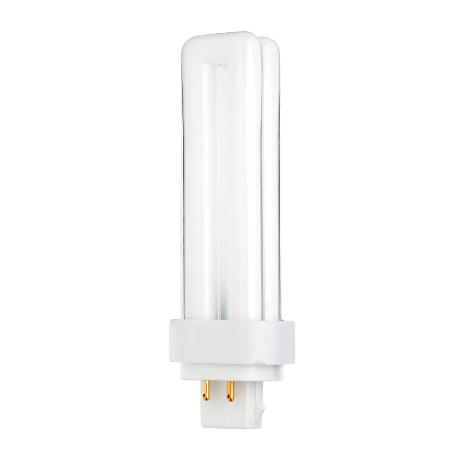 13 Watt - pin-based Compact Fluorescent - 4100K - 82 CRI - G24Q-1 (4-Pin) base - Image 1