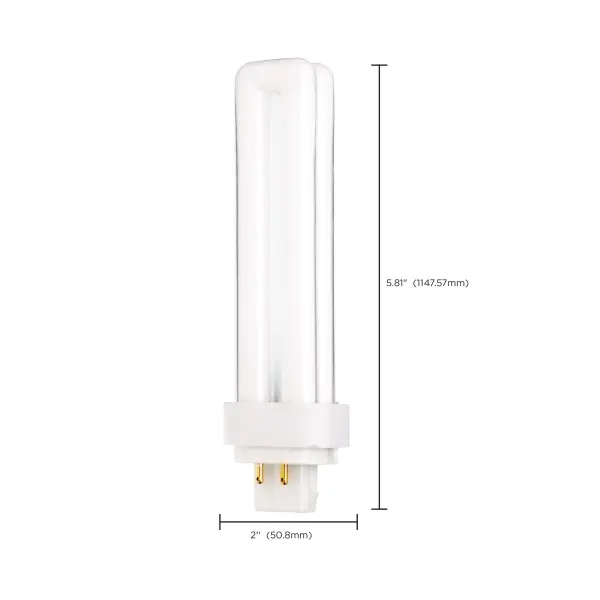 18 Watt - pin-based Compact Fluorescent - 3000K - 82 CRI - G24Q-2 (4-Pin) base - Image 8