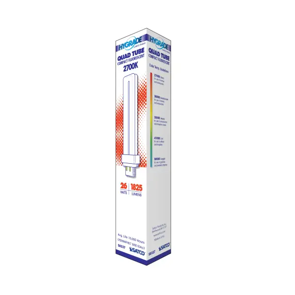 26 Watt - pin-based Compact Fluorescent - 2700K - 82 CRI - G24Q-3 (4-Pin) base - Image 6