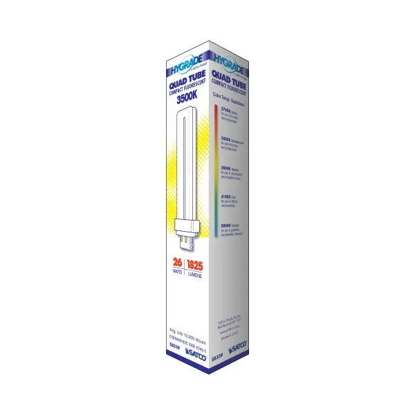 26 Watt - pin-based Compact Fluorescent - 3500K - 82 CRI - G24Q-3 (4-Pin) base - Image 6