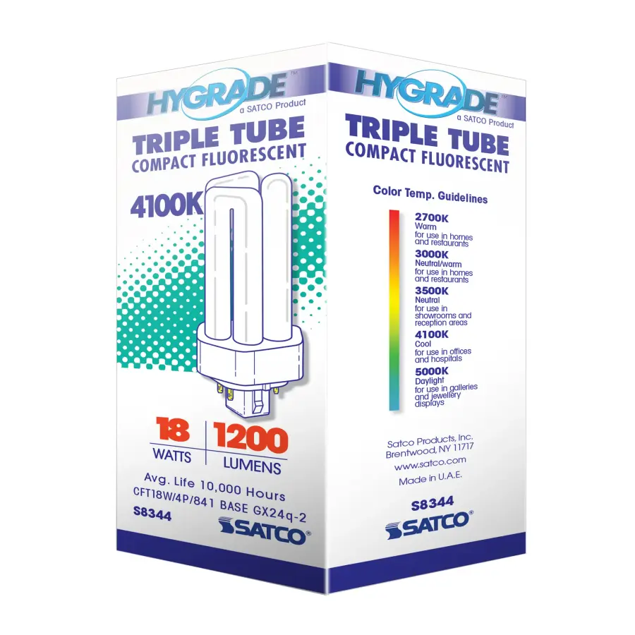 18 Watt - pin-based Compact Fluorescent - 4100K - 82 CRI - GX24q-2 (4-Pin) base - Image 6