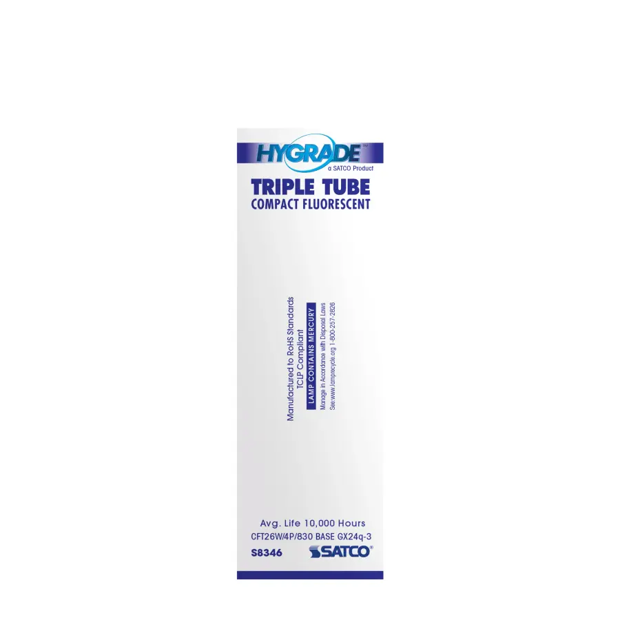 26 Watt - pin-based Compact Fluorescent - 3000K - 82 CRI - GX24q-3 (4-Pin) base - Image 5