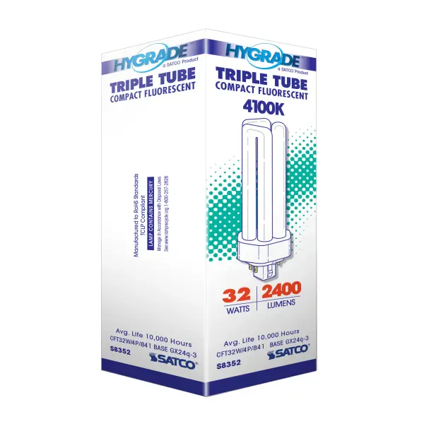 32 Watt - pin-based Compact Fluorescent - 4100K - 82 CRI - GX24q-3 (4-Pin) base - Image 7