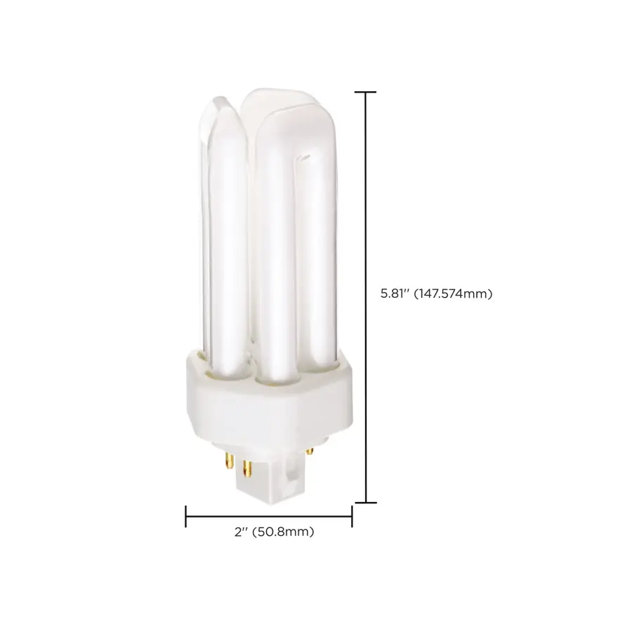 32 Watt - pin-based Compact Fluorescent - 4100K - 82 CRI - GX24q-3 (4-Pin) base - Image 9