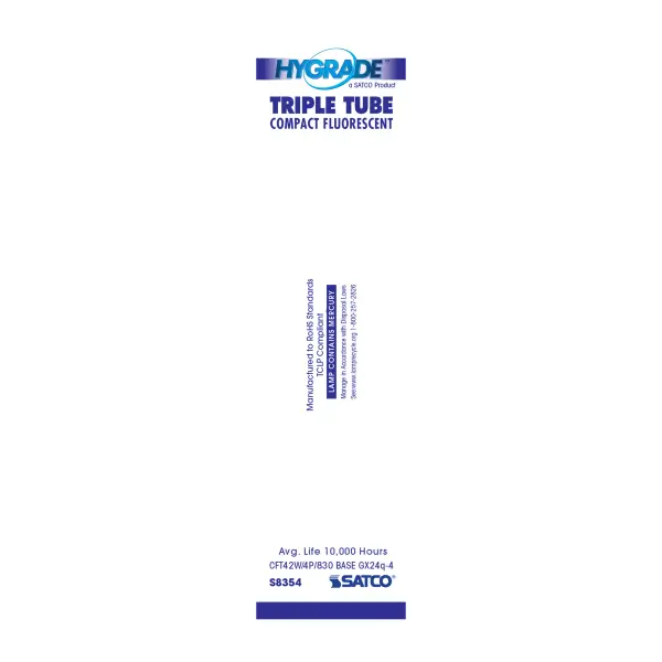 42 Watt - pin-based Compact Fluorescent - 3000K - 82 CRI - GX24q-4 (4-Pin) base - Image 4