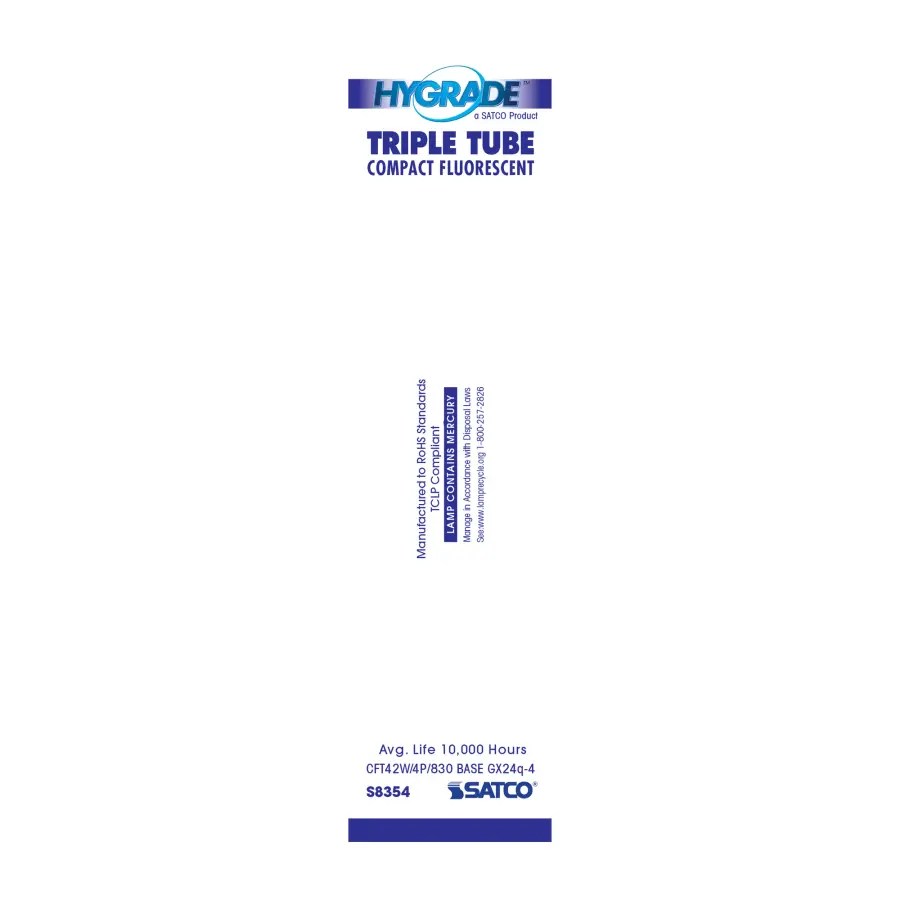 42 Watt - pin-based Compact Fluorescent - 3000K - 82 CRI - GX24q-4 (4-Pin) base - Image 4