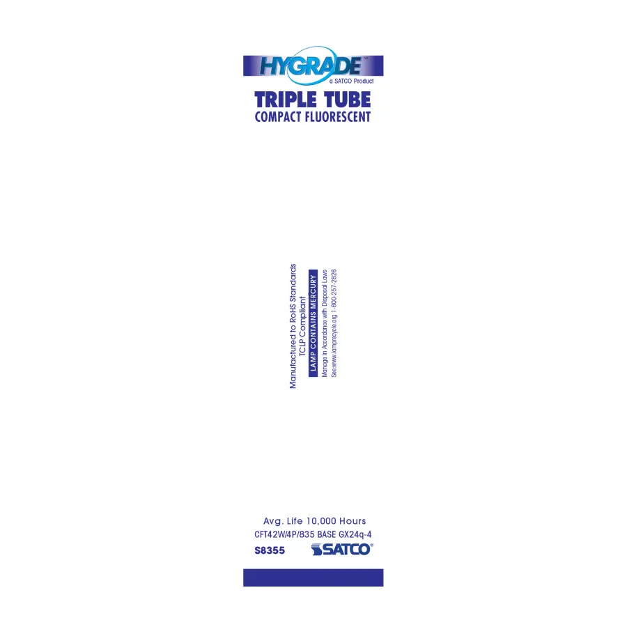42 Watt - pin-based Compact Fluorescent - 3500K - 82 CRI - GX24q-4 (4-Pin) base - Image 4