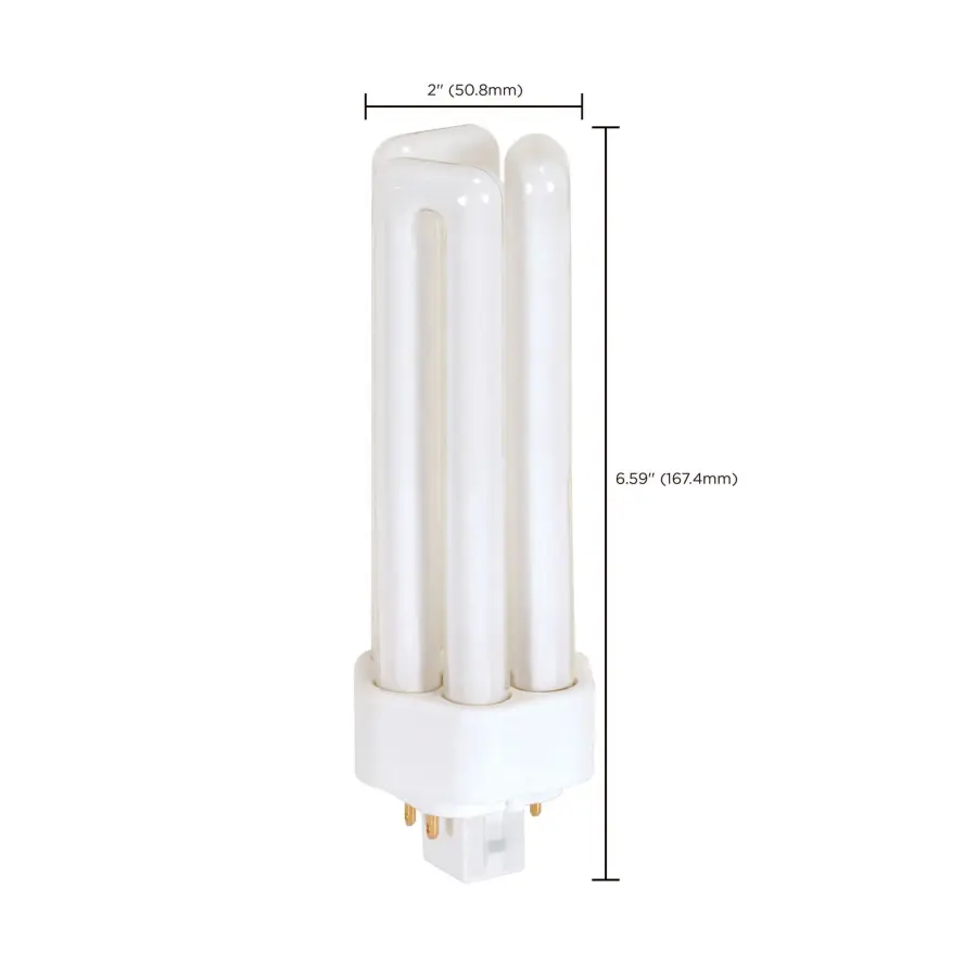 42 Watt - pin-based Compact Fluorescent - 3500K - 82 CRI - GX24q-4 (4-Pin) base - Image 8