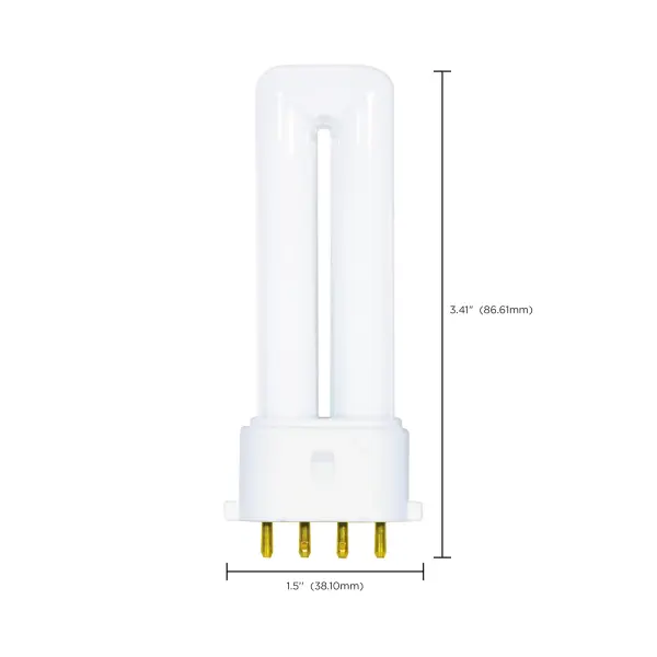 5 Watt - pin-based Compact Fluorescent - 4100K - 82 CRI - 2G7 base - Image 8