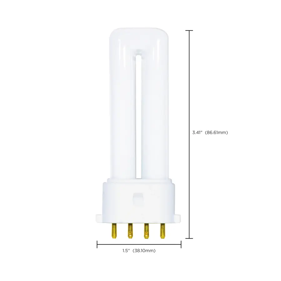 5 Watt - pin-based Compact Fluorescent - 4100K - 82 CRI - 2G7 base - Image 8