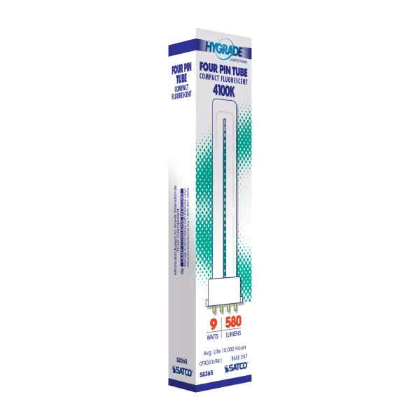 9 Watt - pin-based Compact Fluorescent - 4100K - 82 CRI - 2G7 base - Image 7